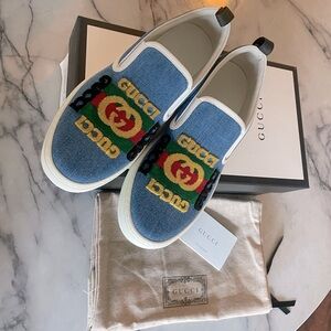 ❌SOLD❌MEN’S GUCCI TENNIS SLIP ON SNEAKER